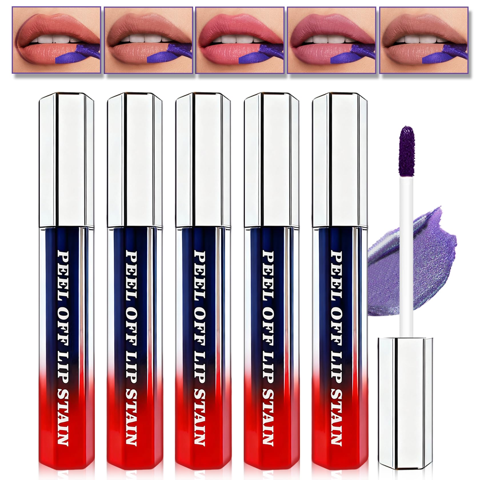 IONSGAKO application teinte pelable lèvres — tenue longue durée et transfert réduit.