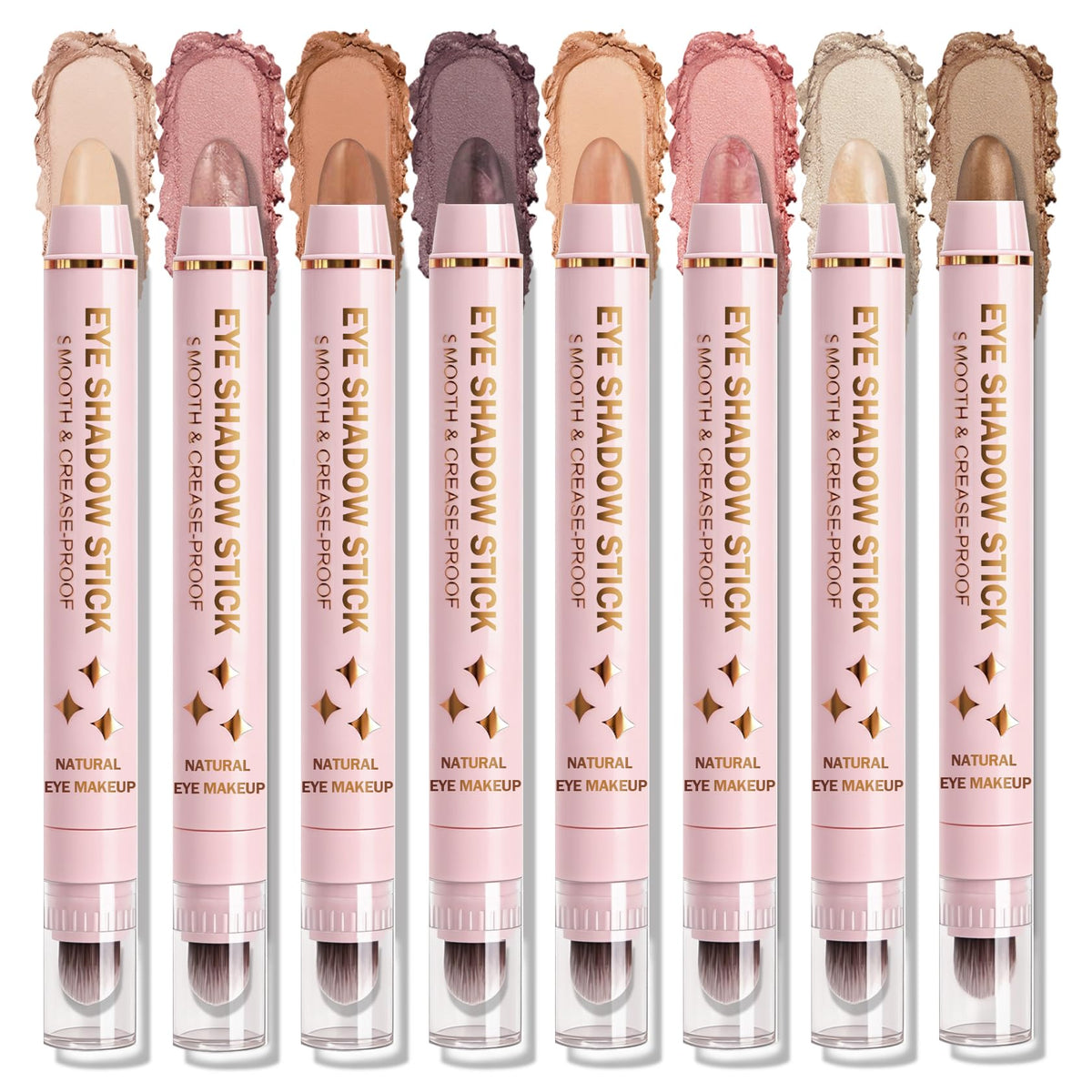 IONSGAKO bâton ombre crème ensemble 8 couleurs pour des looks variés