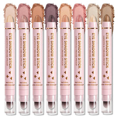 IONSGAKO bâton ombre crème ensemble 8 couleurs pour des looks variés