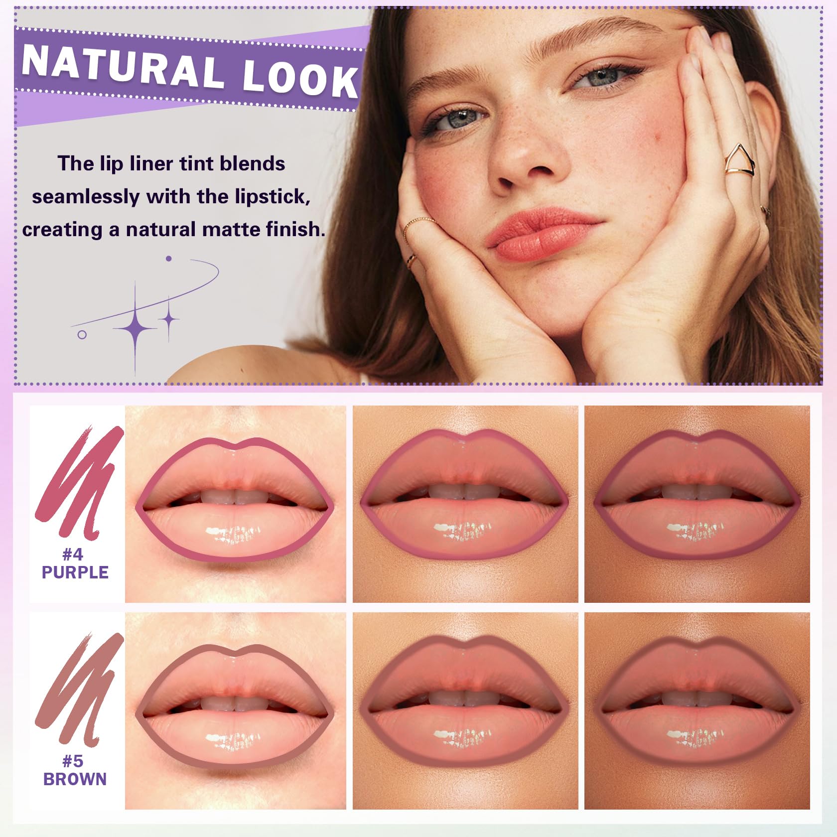 IONSGAKO contour-teinte pelable lèvres définition — contour net et finition soignée.