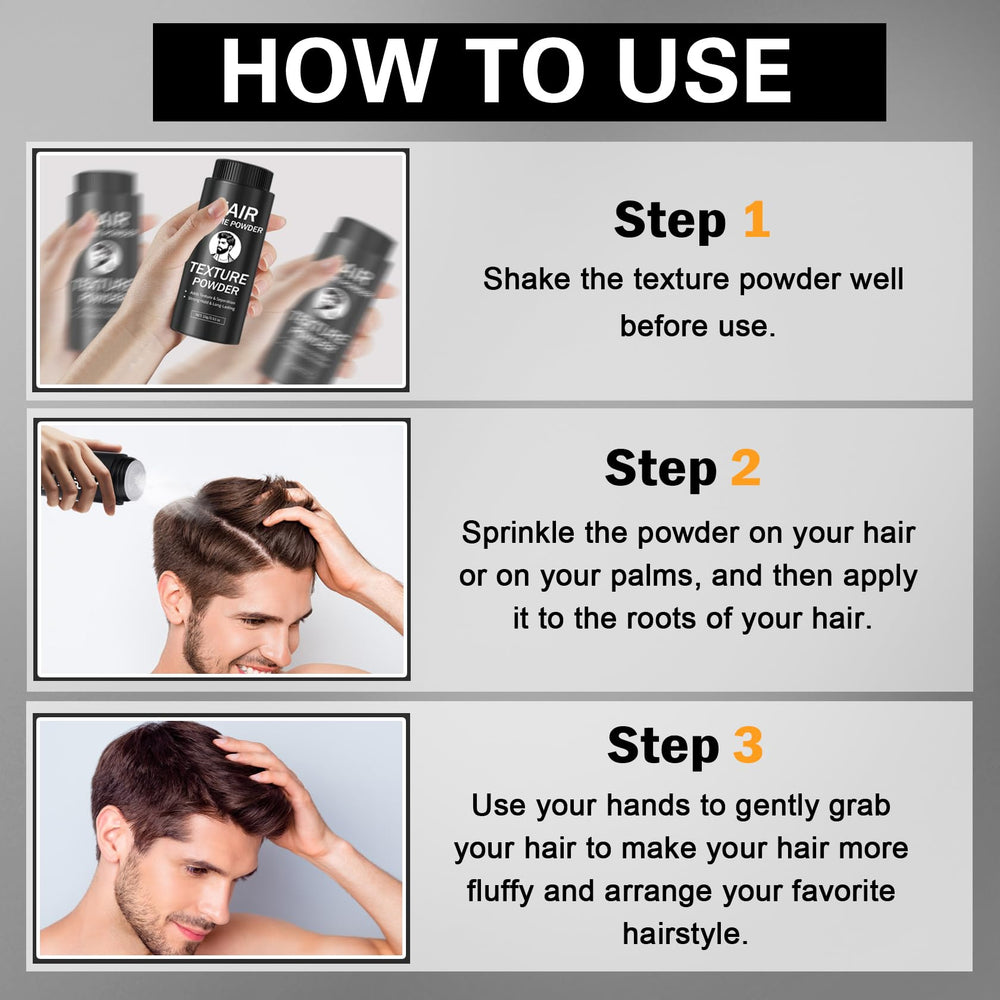 IONSGAKO Poudre adaptée tous types – convient cheveux bouclés et fins.