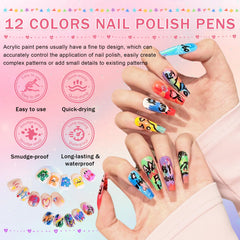 IONSGAKO stylo art séchage rapide pour une finition claire.