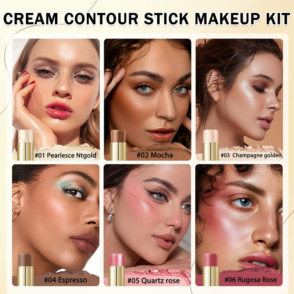 IONSGAKO stick contour crème, appliqué précis pour des lignes nettes.