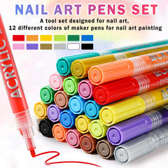 IONSGAKO stylo-nail-art dessin-ongles pour lignes nettes