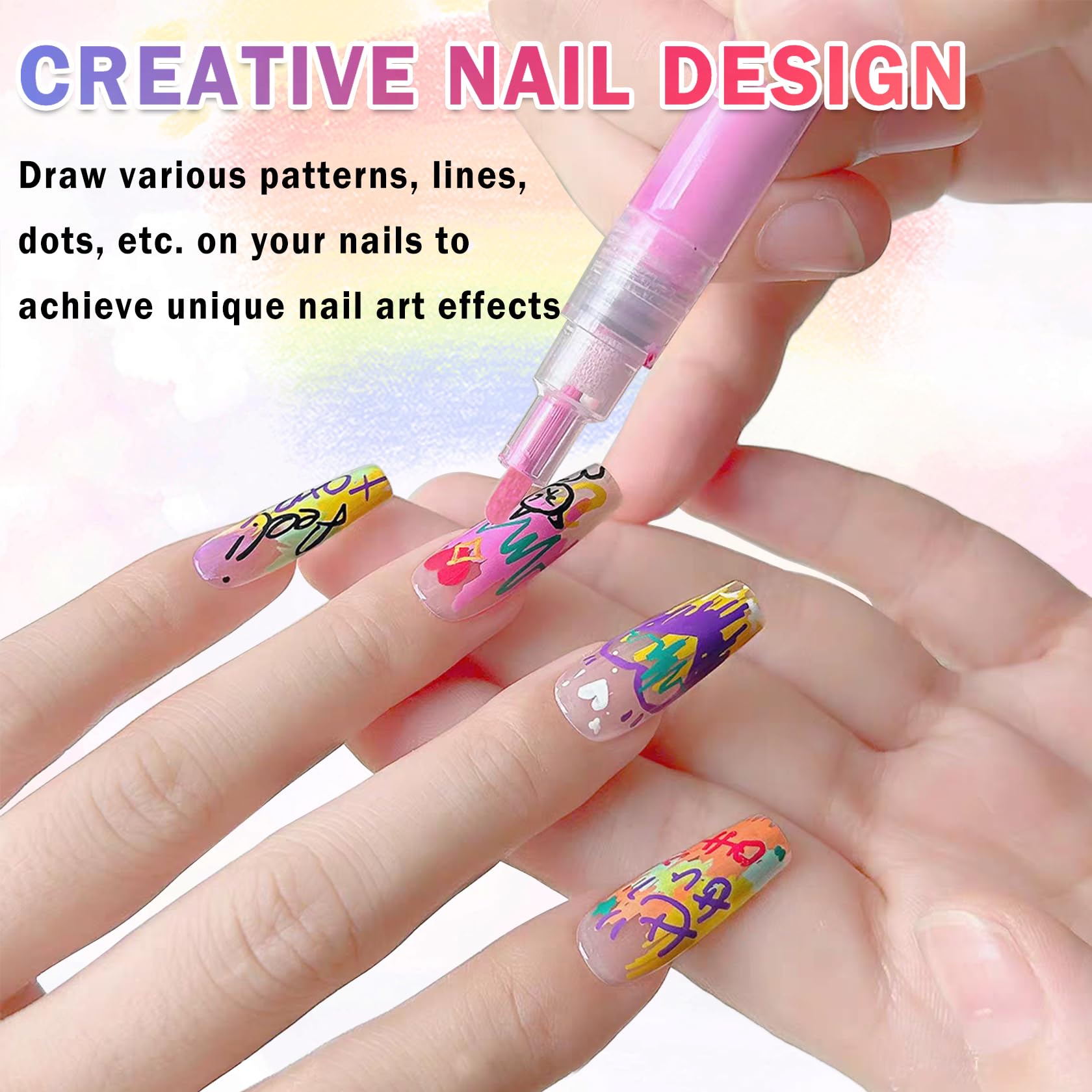 IONSGAKO stylo-nail-art-sechage-rapide finition rapide