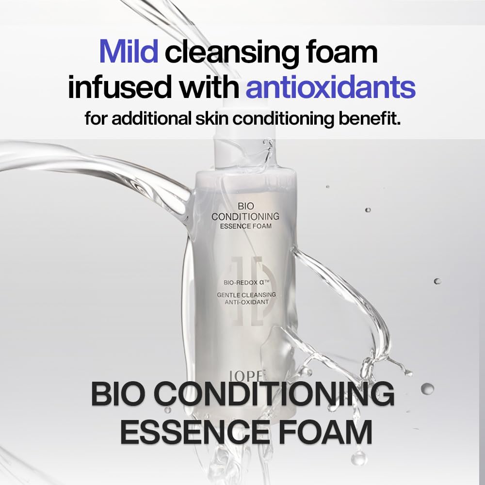 IOPE BIO Mousse-essence - texture légère qui devient mousse délicate