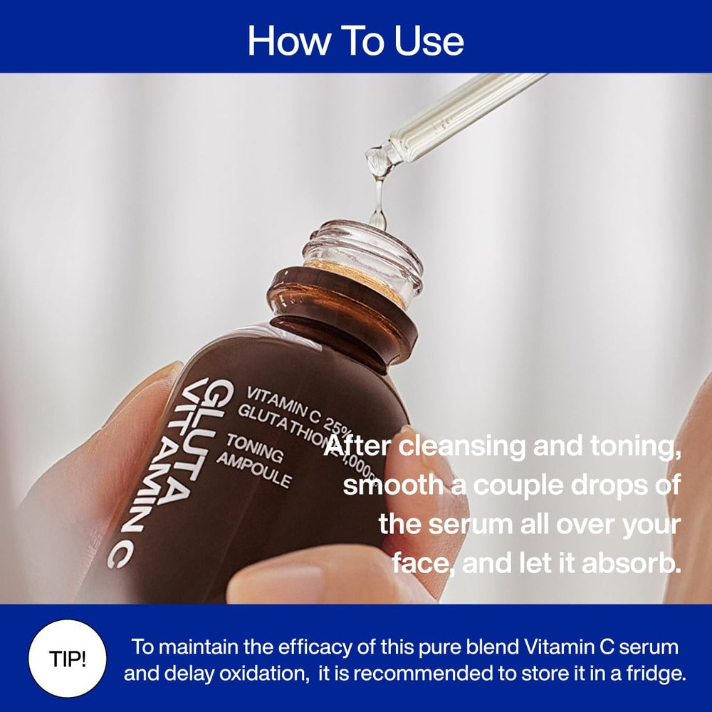 Application uniforme sur peau avec le sérum IOPE.