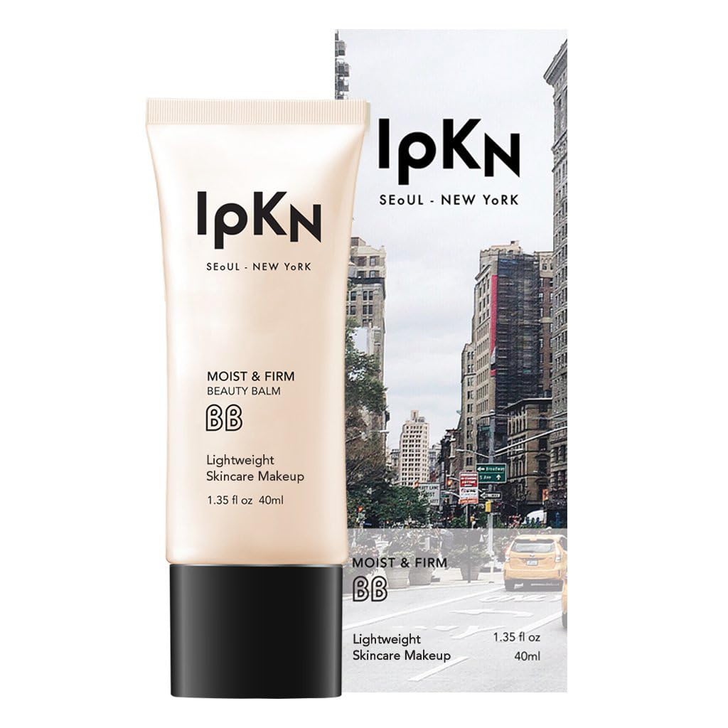 IPKN Moist & Firm BB Cream bottle showcases a lightweight, hydrating base.