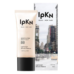 IPKN Moist & Firm BB Cream bottle showcases a lightweight, hydrating base.