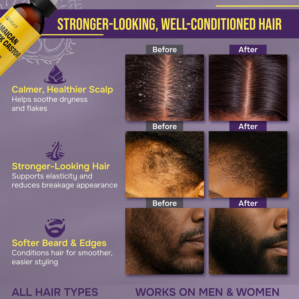 IQNATURAL application sur cheveux pour douceur et brillance.