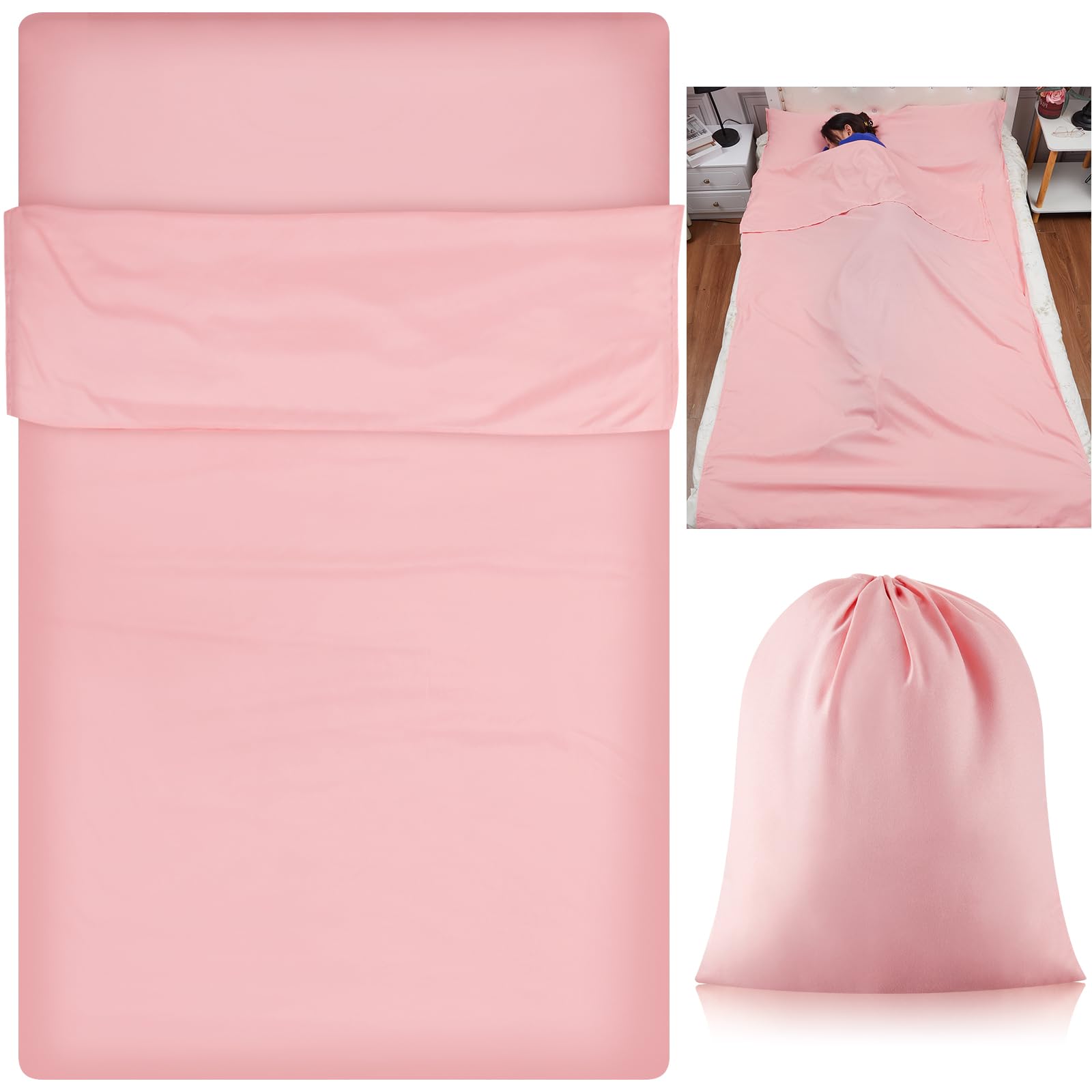 Irenare sac-nuit autobronzant rose, enveloppe confortable pour bronzer sans taches.