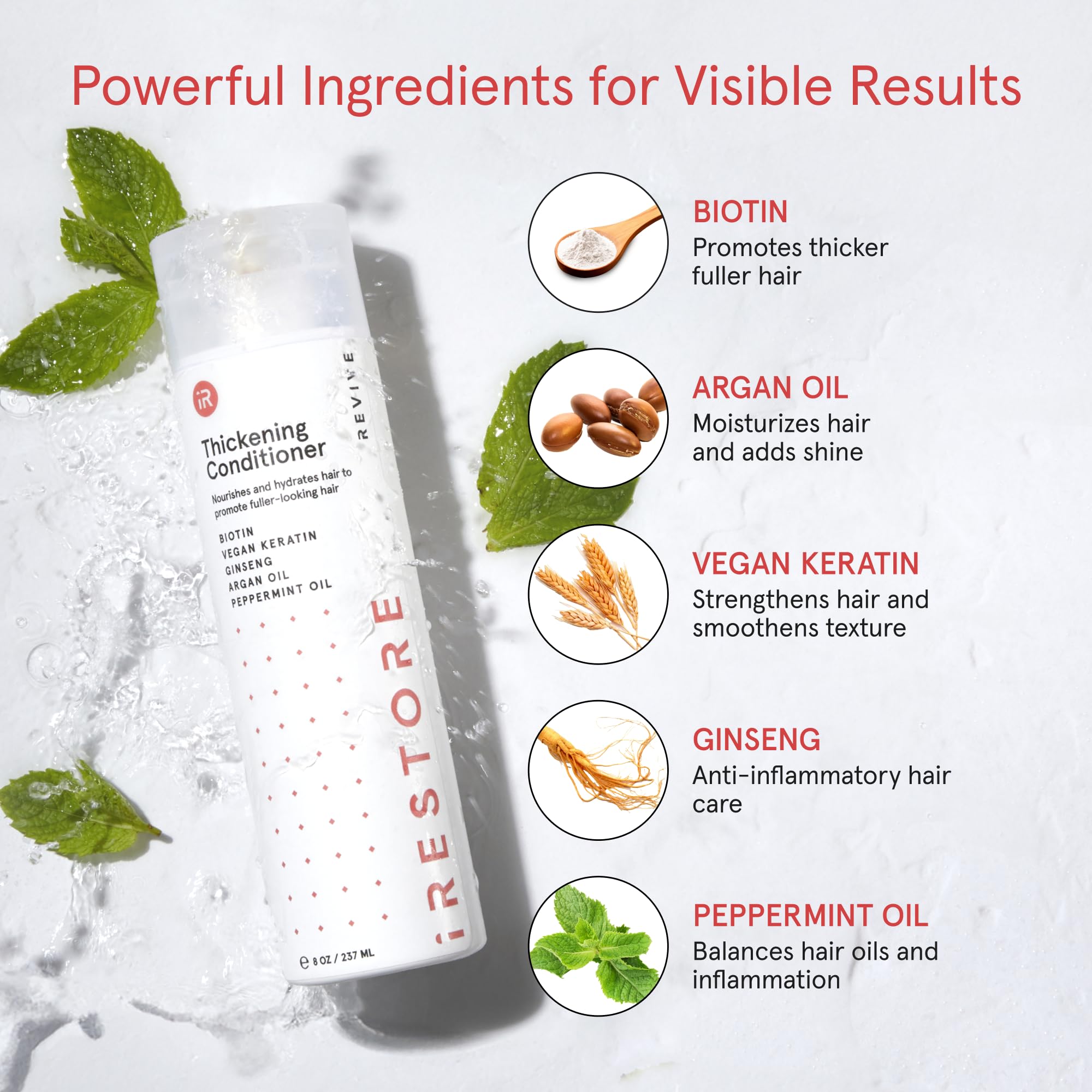 iRestore huile d argan et ginseng, soin nourrissant pour cheveux
