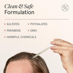 iRestore sérum application rapide: texture légère et agréable sur le cuir chevelu.
