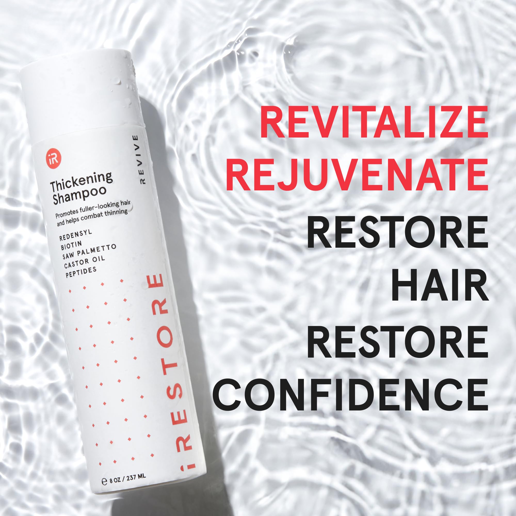 iRestore Shampoing biotine-nutrition: ingredients actifs pour soutenir les cheveux.