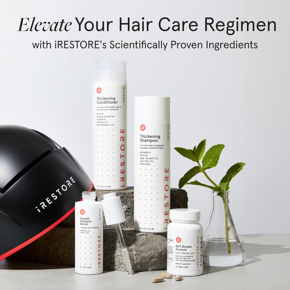 iRestore Shampoing formule naturelle: sans parabens, pour une approche douce.