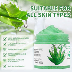 IREV Aloe Vera Scrub Points noirs – réduit visuellement les points noirs et purifiée