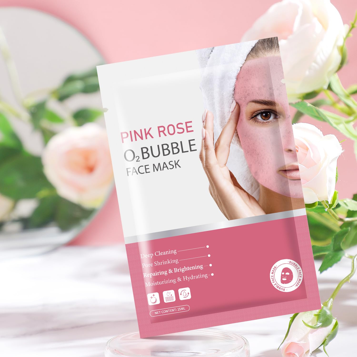 IREV application etape masque visage bulles gestes simples