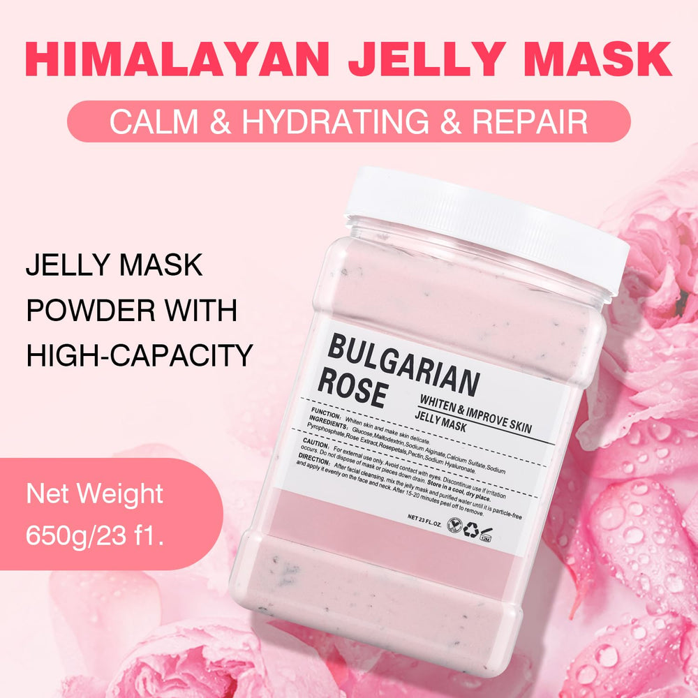 Application du masque gel IREV sur le visage pour une hydratation luxueuse