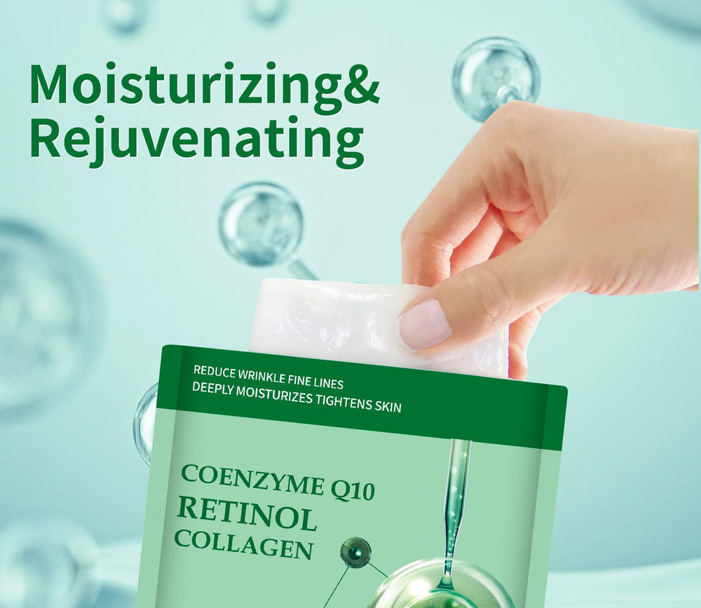 IREV Masque Visage Coenzyme Q10: éclat revitalisé et peau refreshed