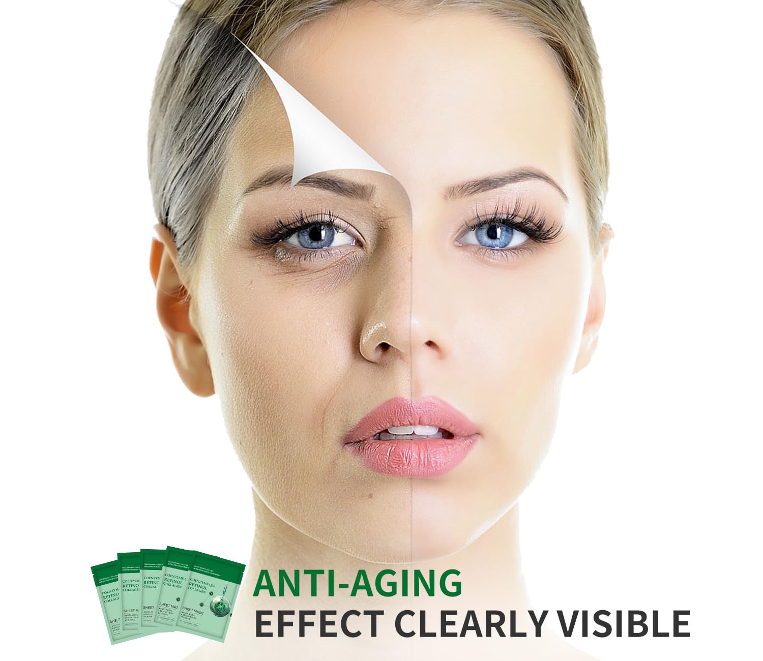 IREV Masque Visage Hydratation intense: peau souple et rebondie après utilisation