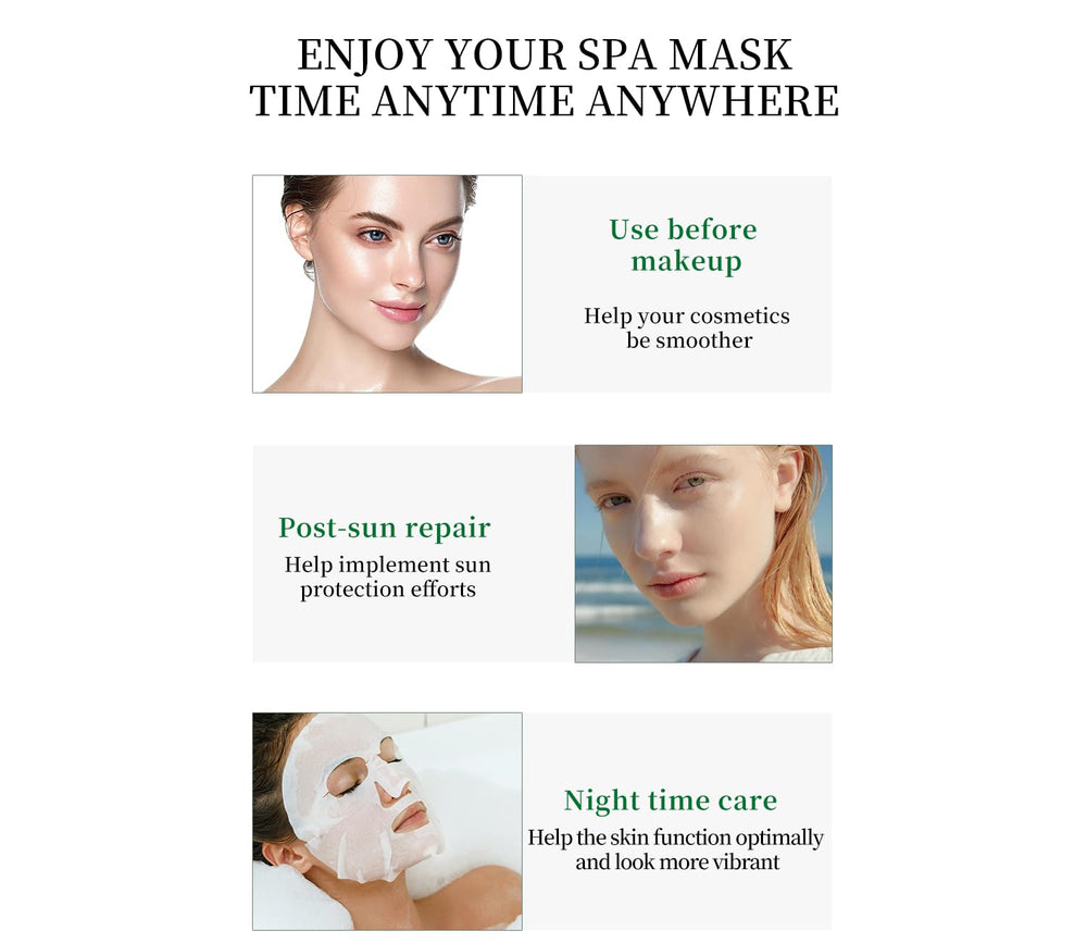 IREV Masque Visage Anti-âge: solution douce intégrée à la routine