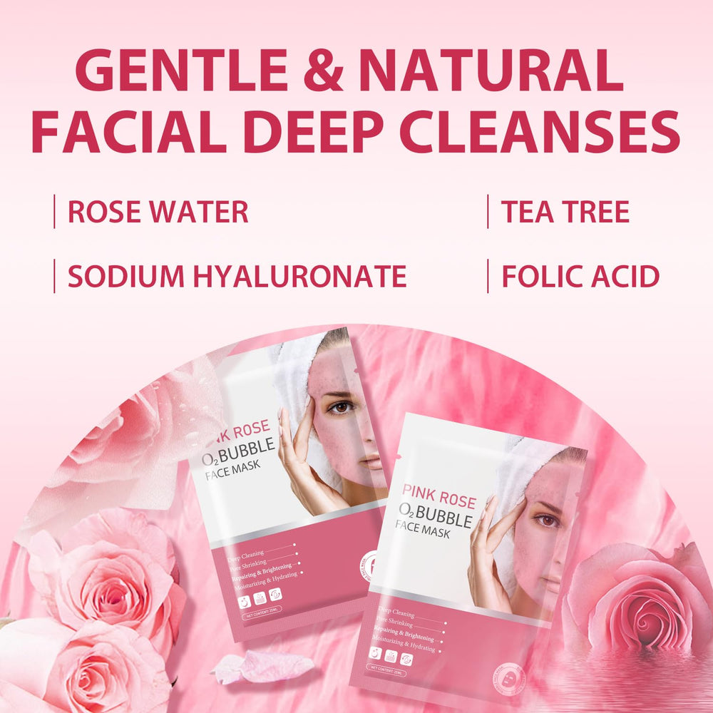 IREV sachet masque visage rose pratique a emporter