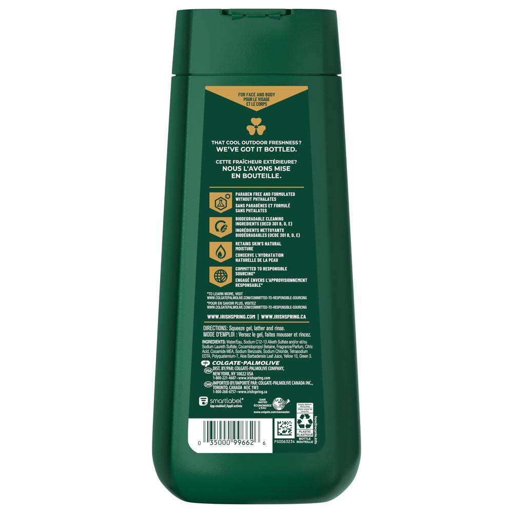 Irish Spring Aloe Mist: arôme frais et vivifiant qui persiste après la douche.