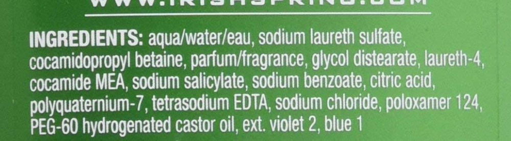 Pack de 3 Irish Spring prêt à l’emploi.