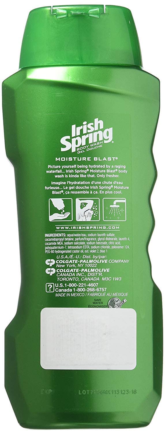 Distributeur à pompe Irish Spring pratique et économique.