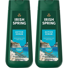 Irish Spring gommage actif : bouteille douche 20 oz, exfolie en douceur