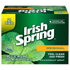 Parfum frais Irish Spring Original enveloppant la peau tout au long de la journée.