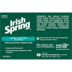 Savon Irish Spring au parfum frais, idéal pour démarrer la journée avec une sensation propre.