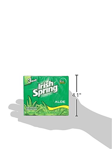 Arôme frais d’Irish Spring Aloe, rappelant l’aloe vera.
