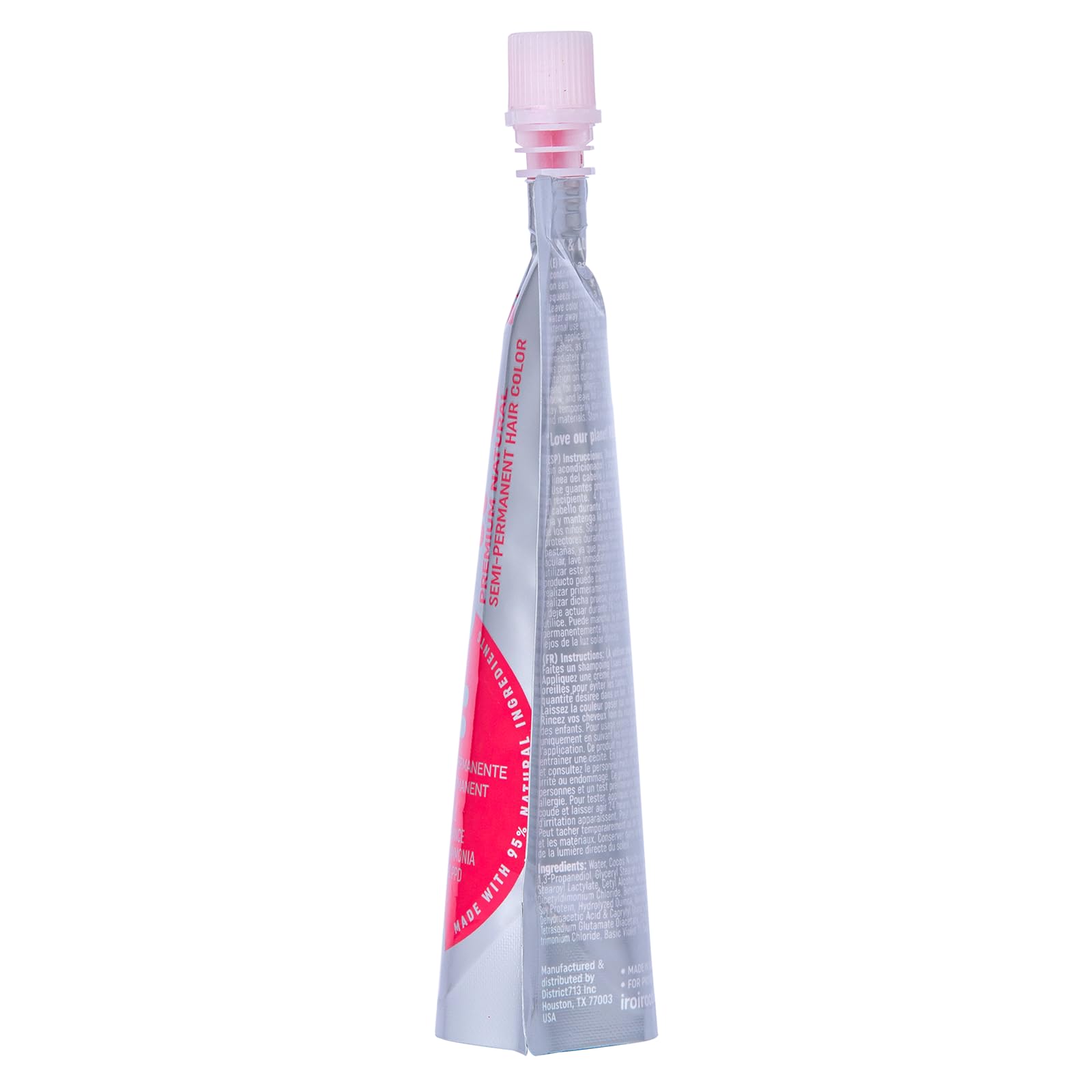 IROIRO application crème couleur Néon Rouge pour une couverture homogène