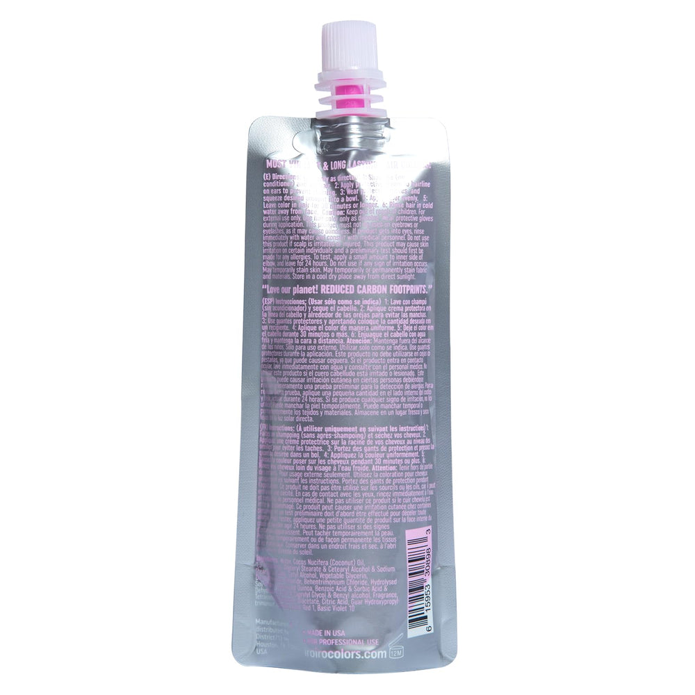 Iroiro colorant cheveux rose neon 310 - texture crème facile à appliquer