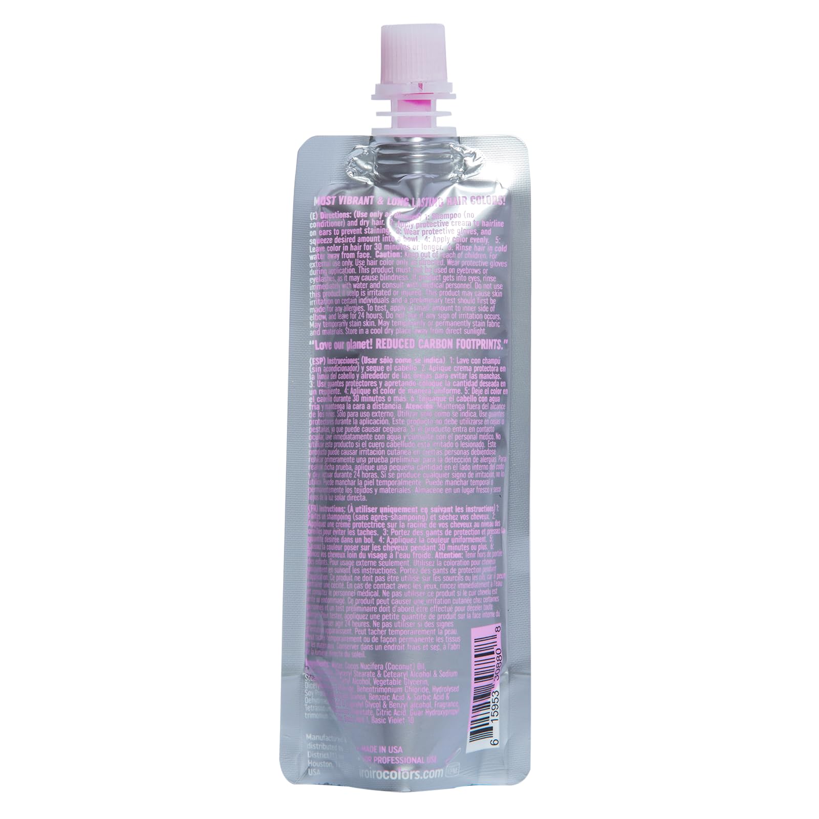 iroiro creme colorante Rose 70 prête à l'application pour une teinte vibrante
