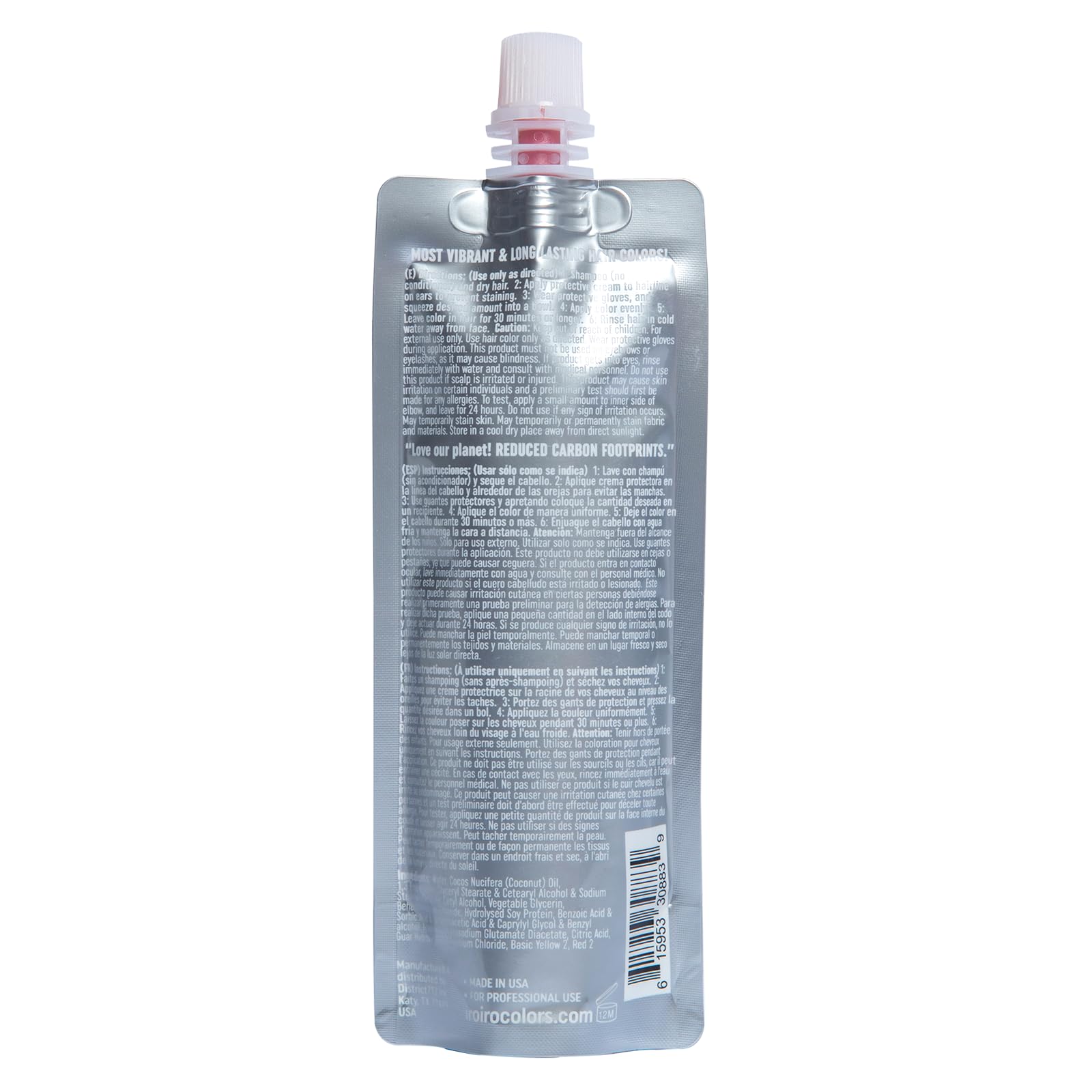Iroiro texture crème de teinture, application douce sans agression.