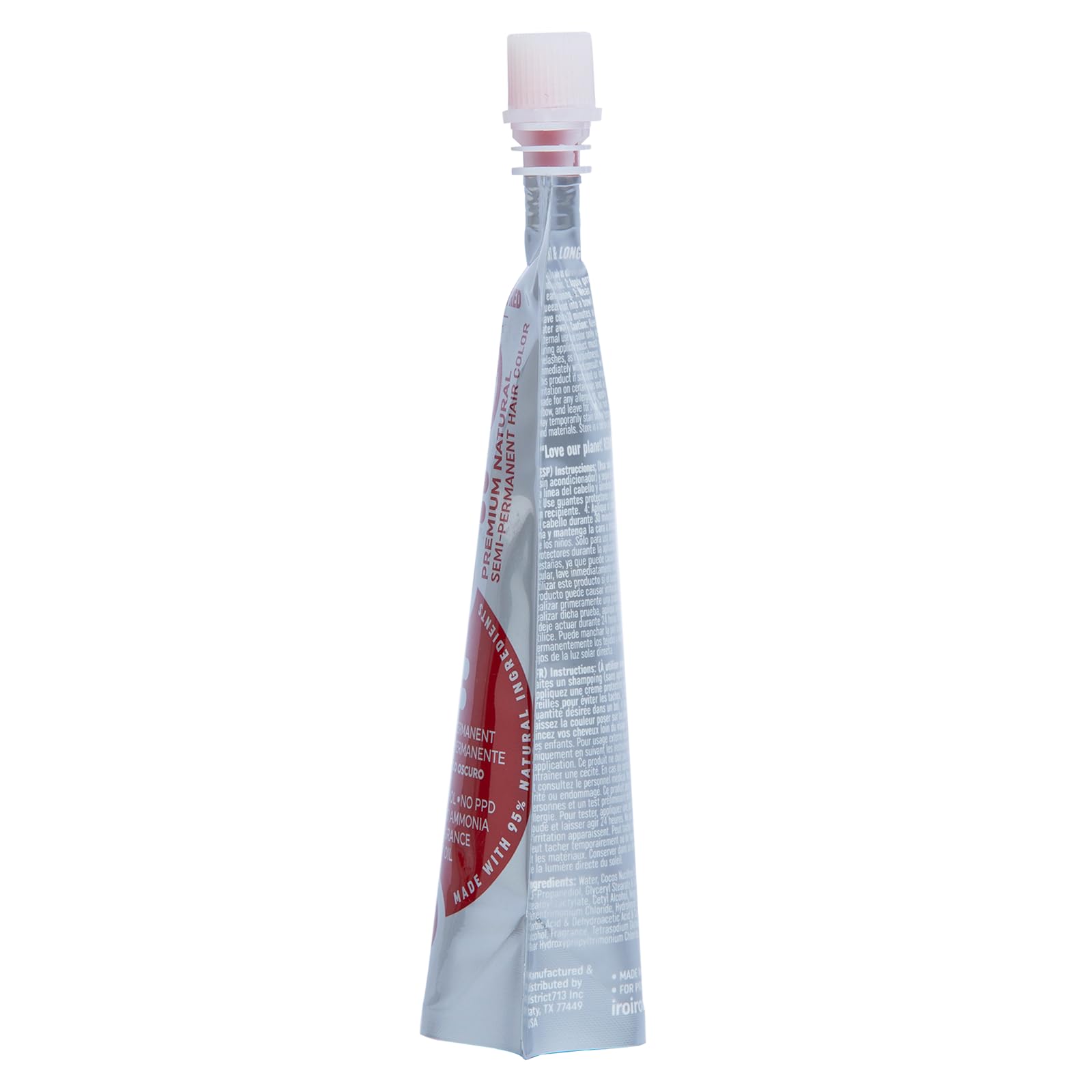 Iroiro parfum yuzu-cranberry naturel pour une coloration agréable.