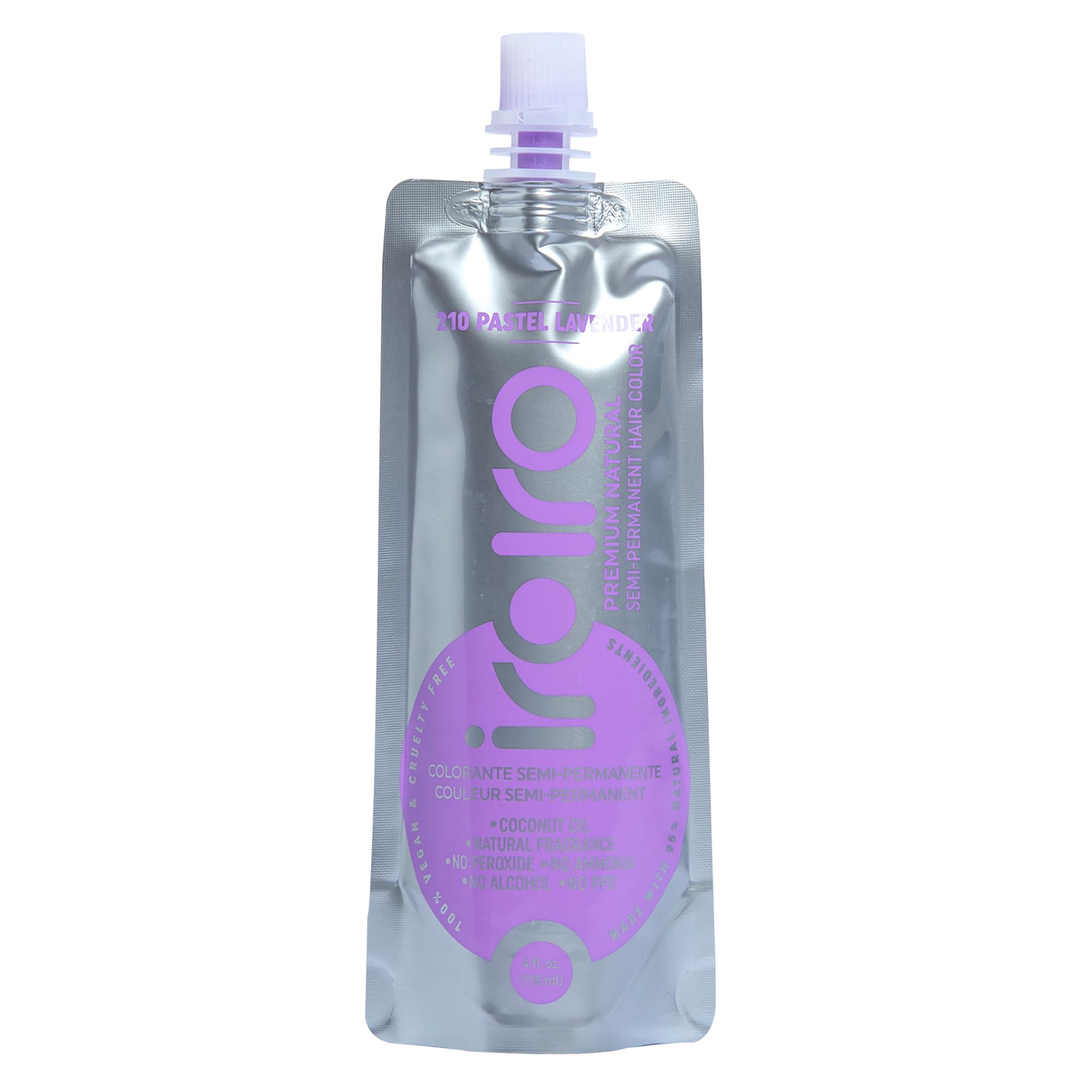 iroiro pastel-lavande couleur crème pour cheveux vivants et hydratés