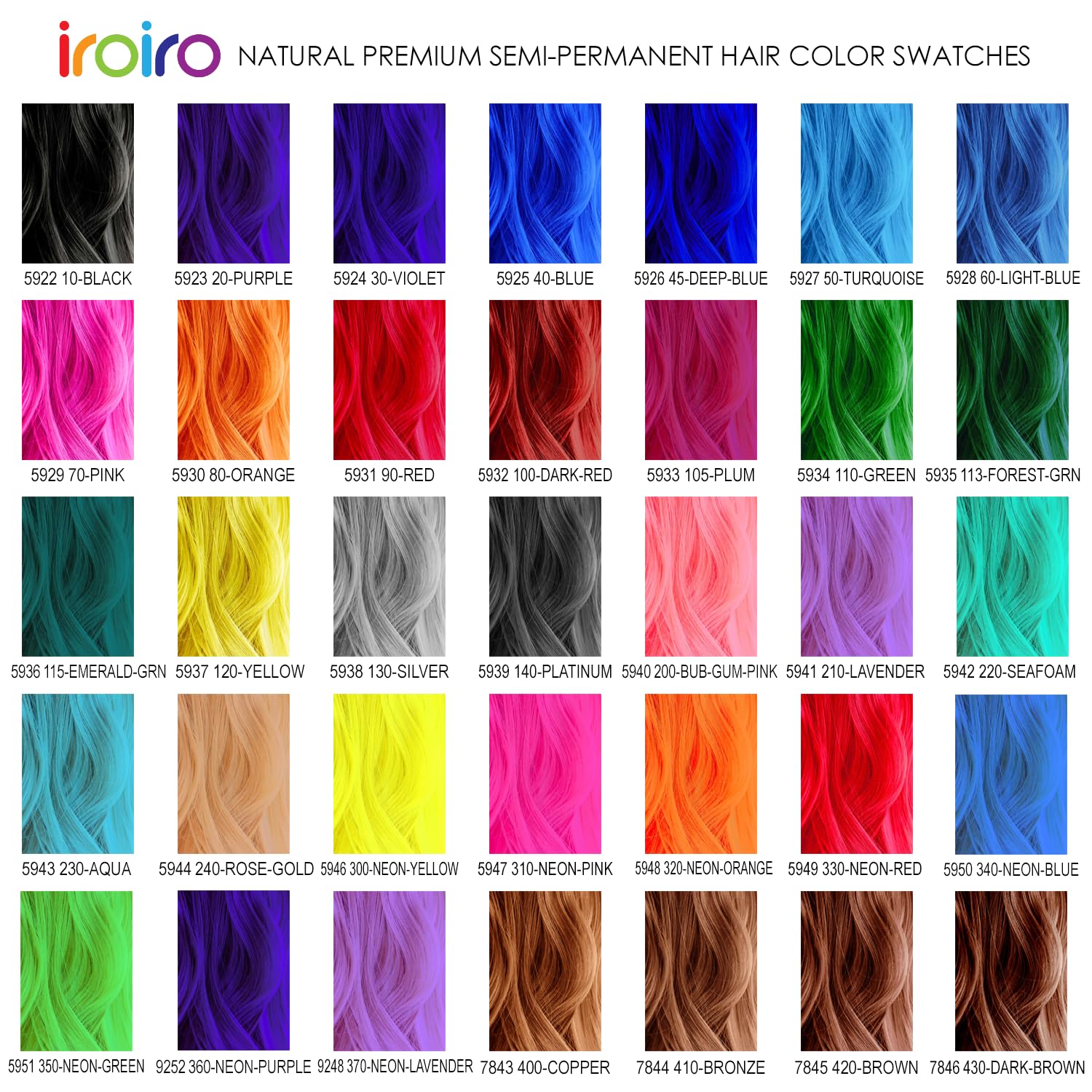 IROIRO résultat potentiel après coloration Néon Rouge sur cheveux