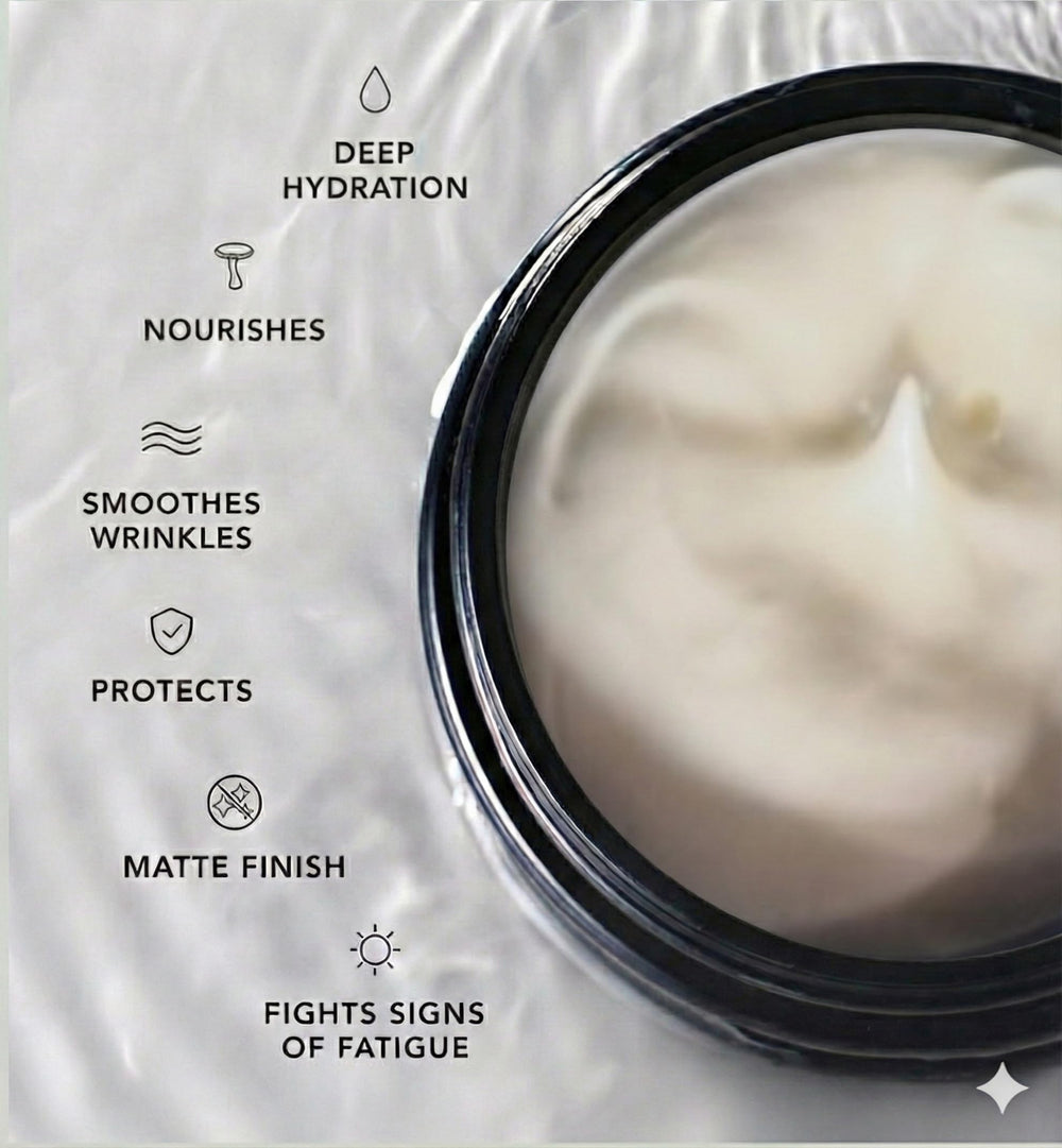 Iron Bull Tallow avec huile de jojoba, peau sensible apaisée.
