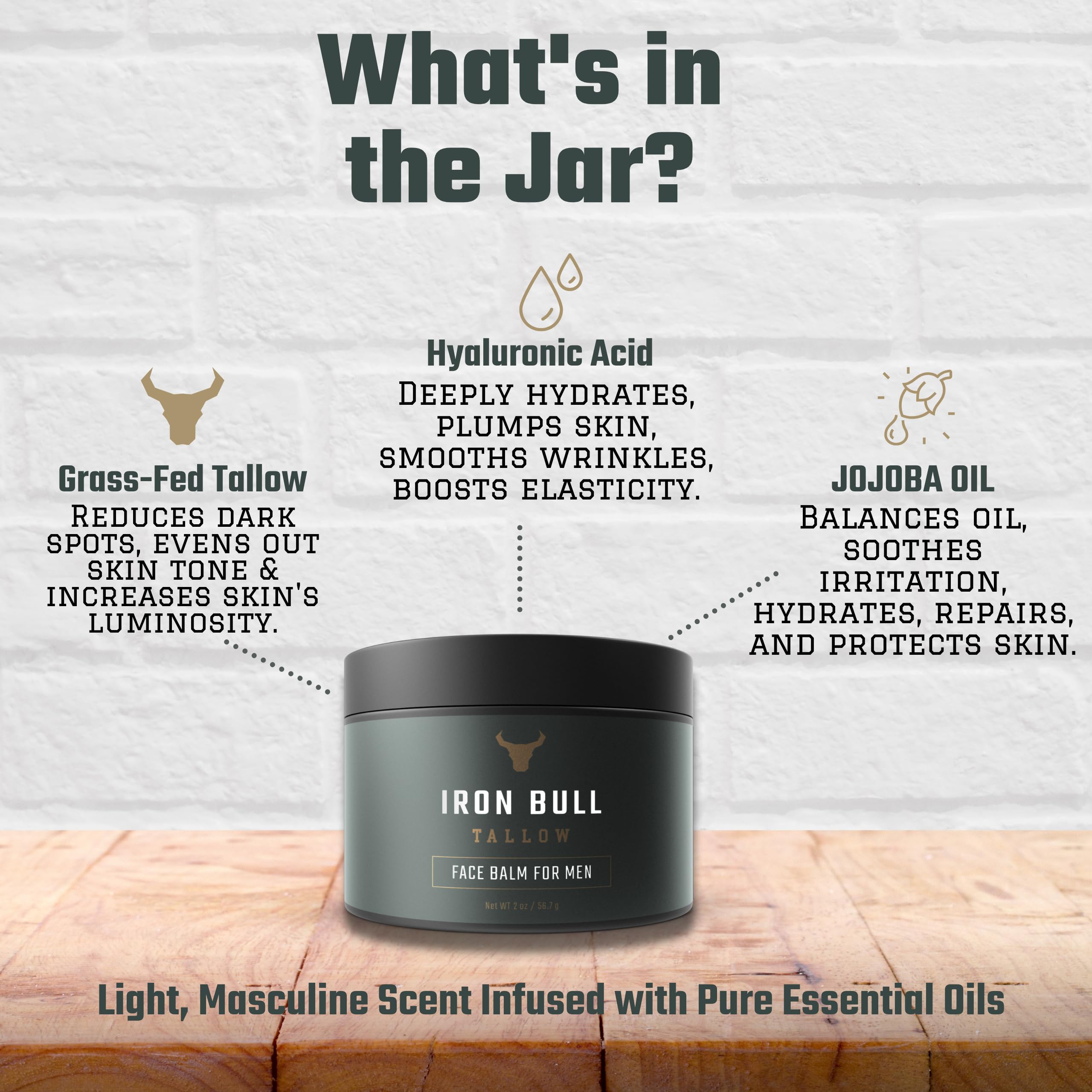 Iron Bull Tallow texture onctueuse, nourrissante et naturelle.