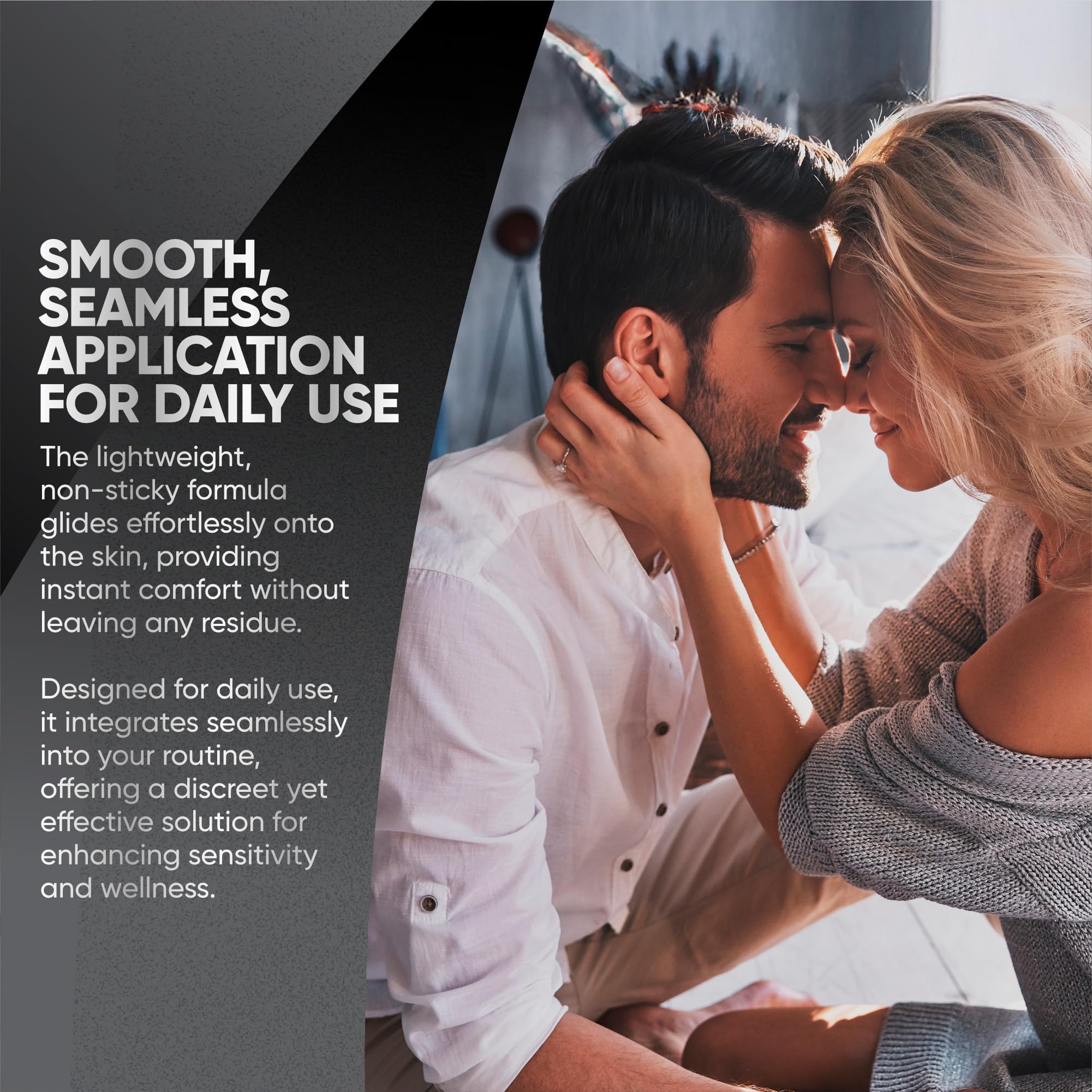 Application quotidienne Irvy: massage sur le pénis pour absorption.