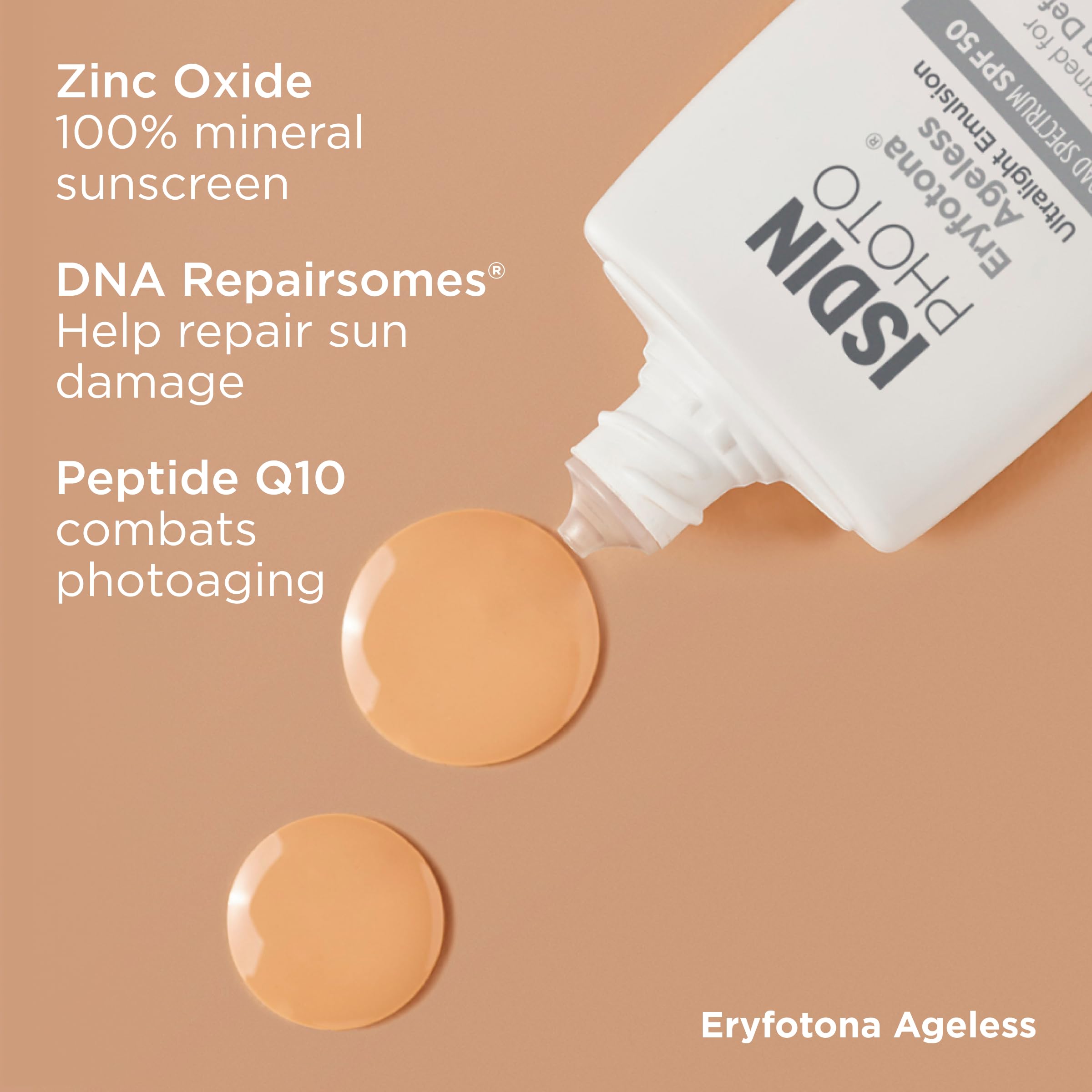ISDIN Eryfotona Ageless réparosomes ADN, soutien des défenses cutanées.