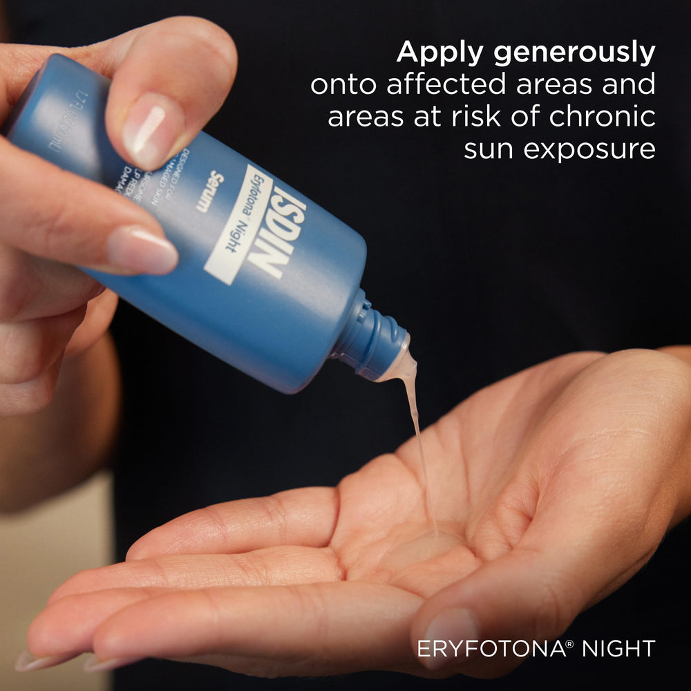 Sans parfum et hypoallergénique, ISDIN Eryfotona Night adapté peaux sensibles.