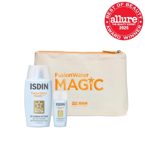 ISDIN Fusion Water MAGIC, format 10 ml, pratique pour déplacements et retouches
