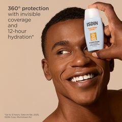 ISDIN Fusion Water MAGIC, protection 360° contre pollution et lumière bleue.