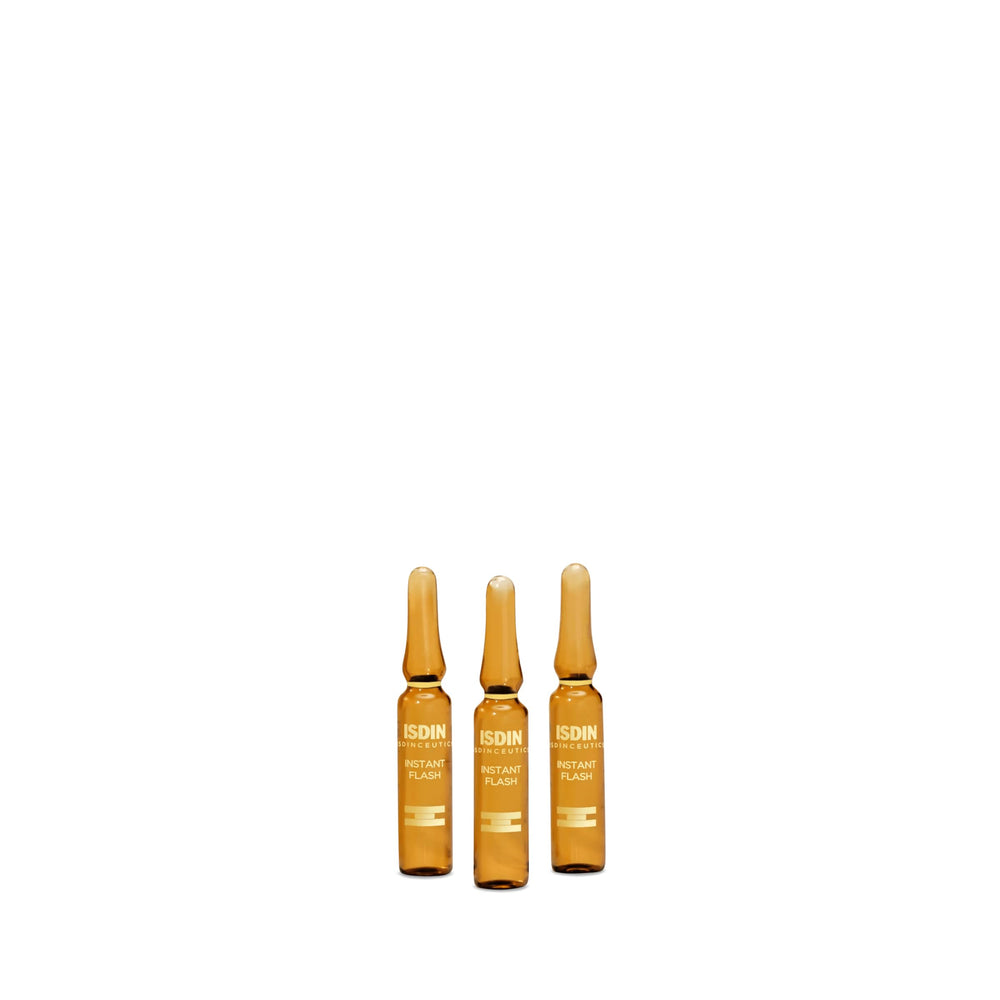 ISDIN Isdinceutics Instant Flash ampoules visage hydratation rapide et éclat lumineux