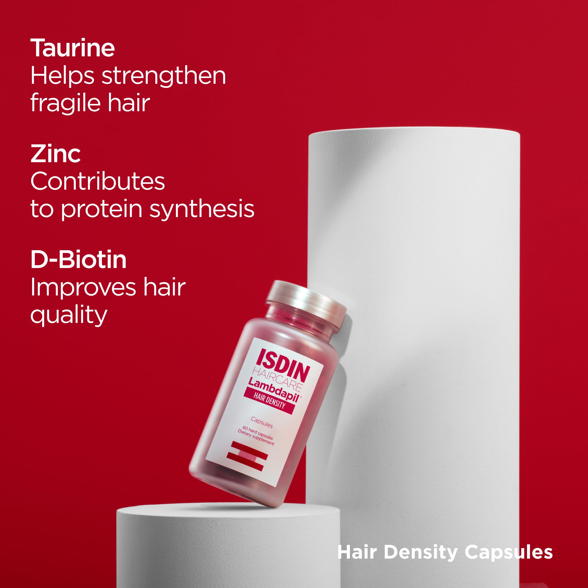 Isdin Lambdapil usage quotidien pour un soutien durable.