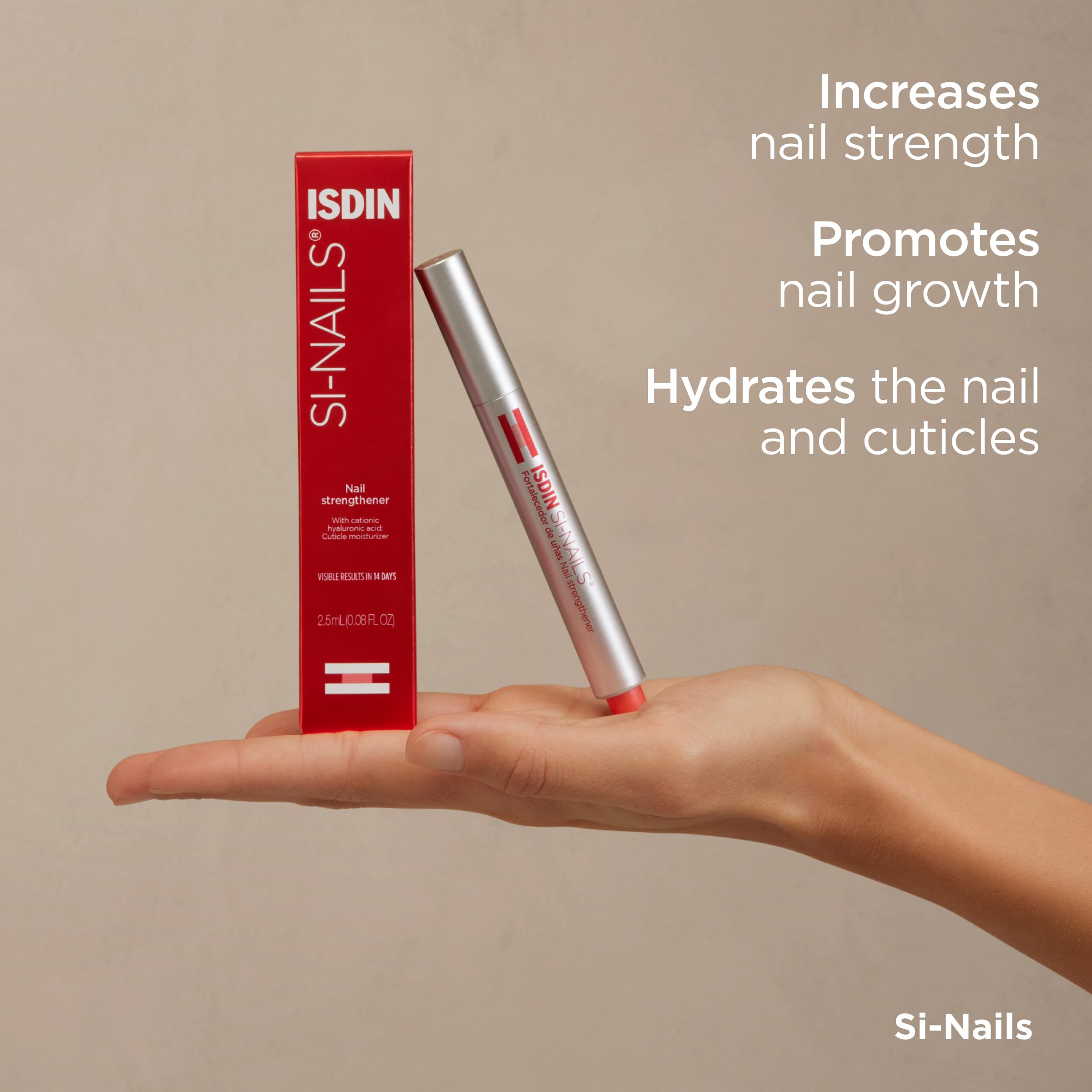 ISDIN Si-Nails: absorption rapide facilitant l’hydratation des cuticules.